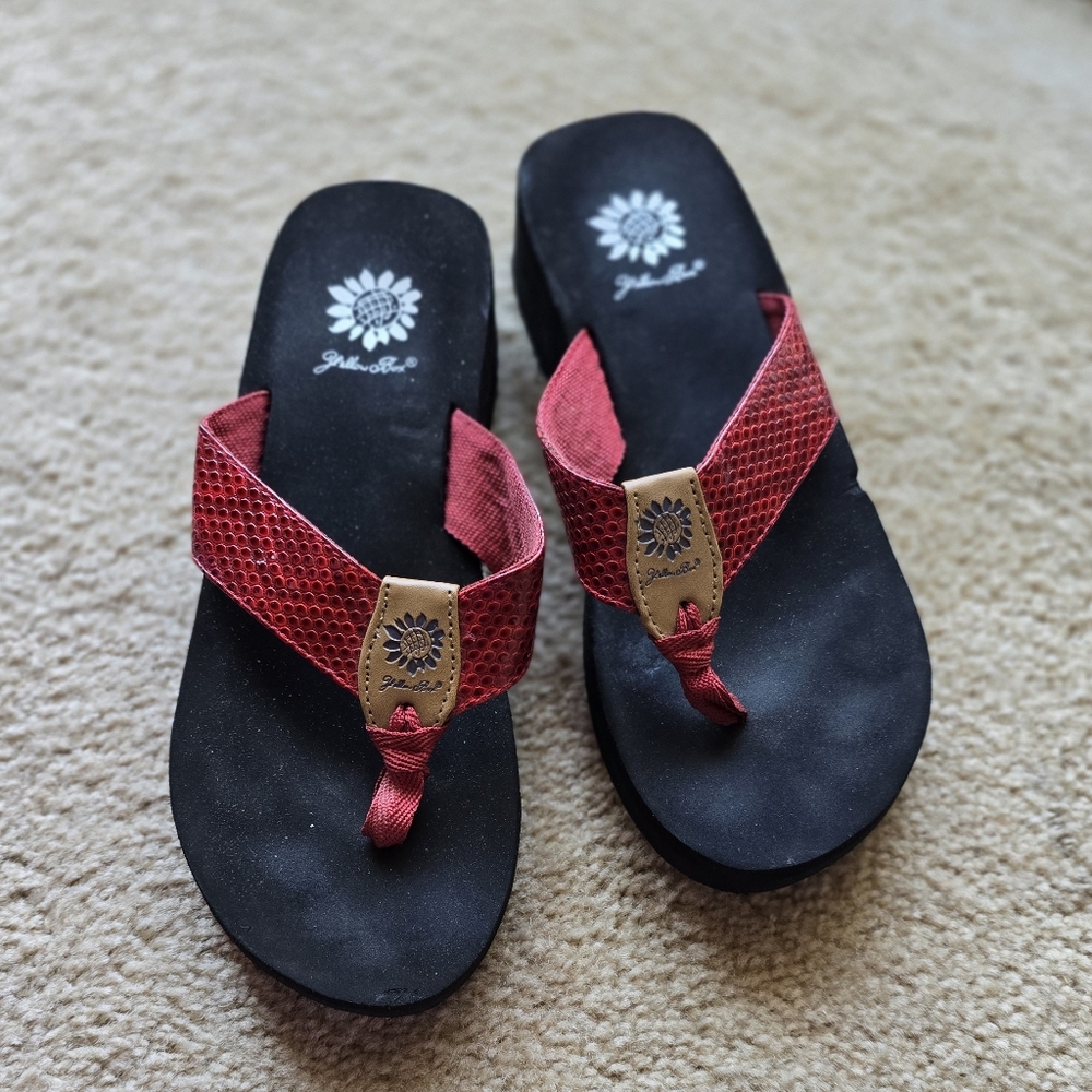 Yellowbox Red Sandals